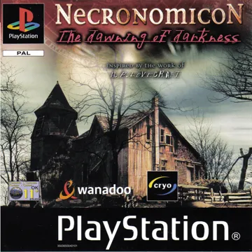 Necronomicon - The Dawning of Darkness (EU) box cover front